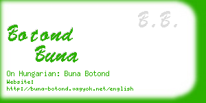 botond buna business card